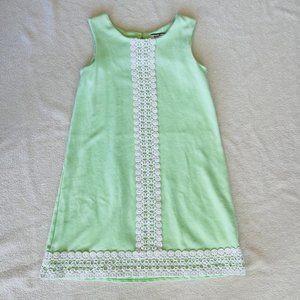 Hartstrings Girls Sleeveless Embroidered Knit Tank Dress Size 7